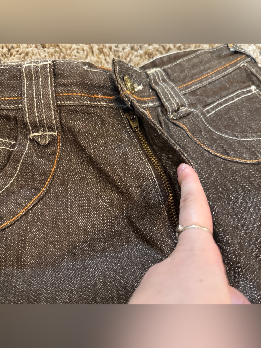 Vintage Phat Farm Brown Jorts - Picture 5 of 9